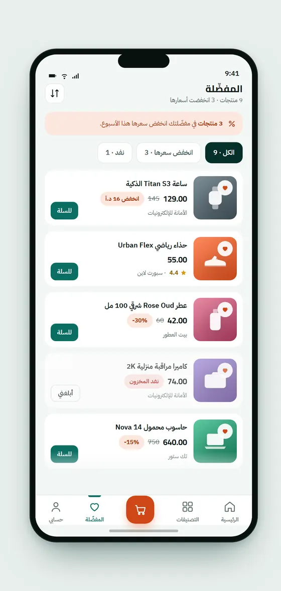 المفضّلة